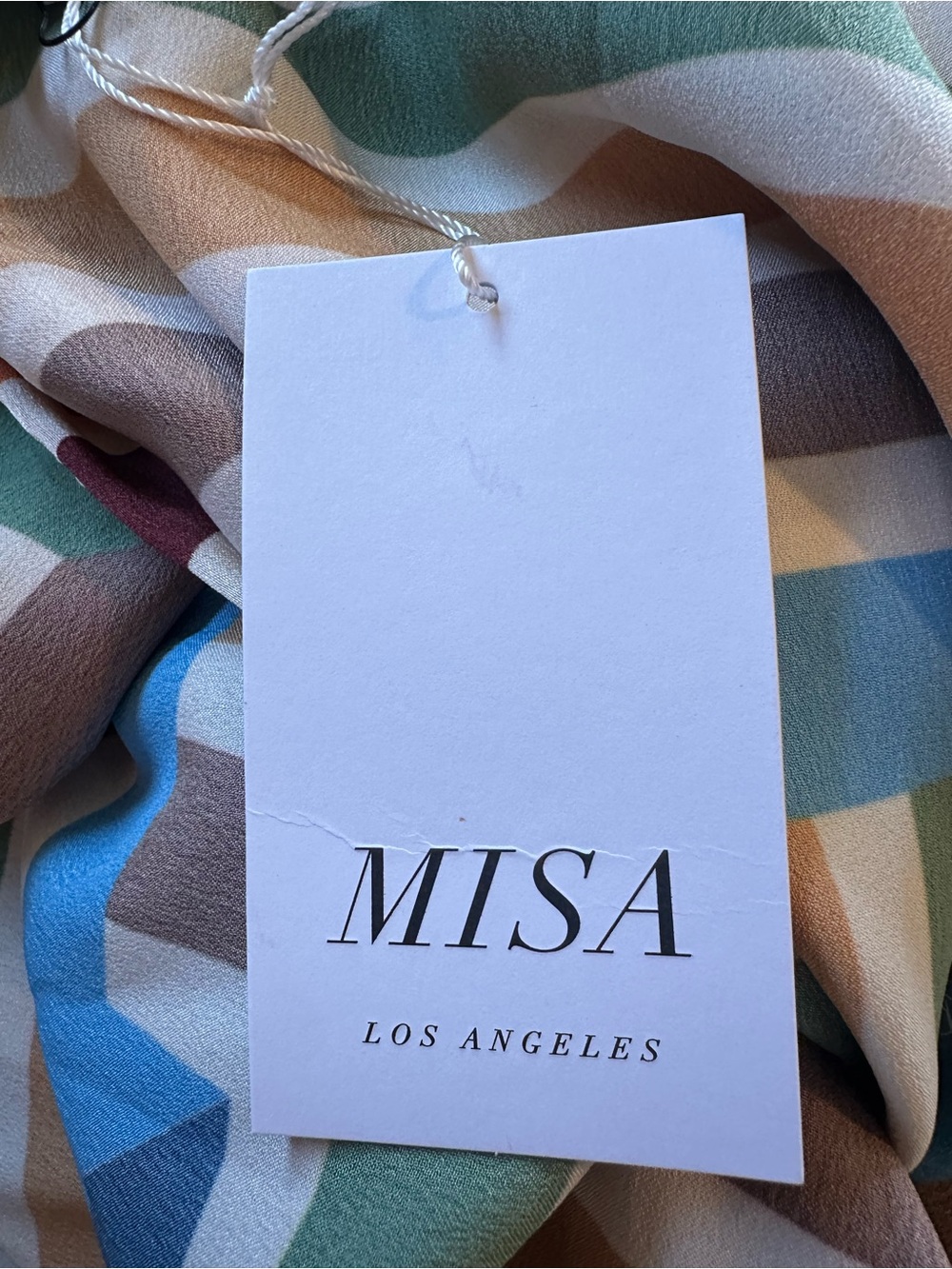 MISA Los Angeles Striped Cold Shoulder Maxi Dress Boho Resort Vacation - Picture 10 of 12